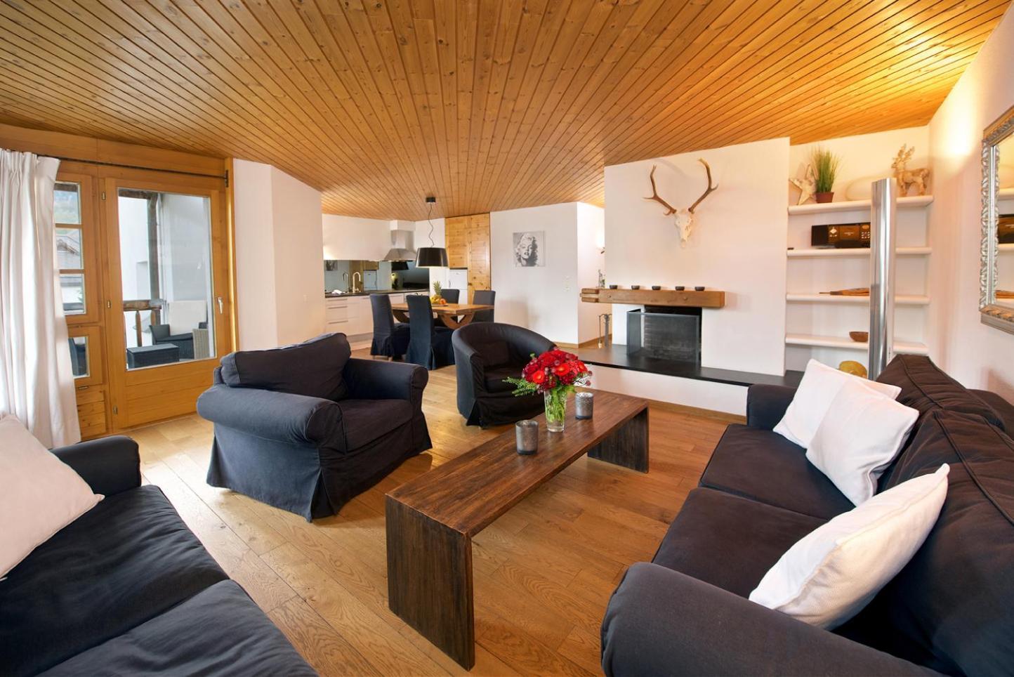 Schweizerhof Ferienwohnungen Lenzerheide 2 Pokoj fotografie